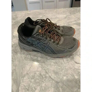 Asics Men's Athletic Shoes - Gray and Orange